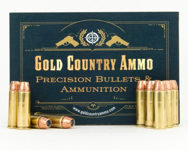 44 Magnum Hunting Ammo / Personal Self Defense Ammunition with 300 Grain Gold Country Rhino Power Strike Bullets 20 Round Box ~ MADE in USA - Image 2