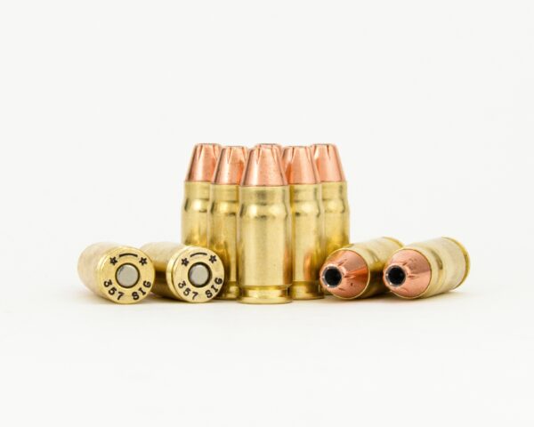 357 Sig Personal Self Defense Ammunition with 124 Grain V-Crown Hollow Point Bullets 50 Rounds - Image 3