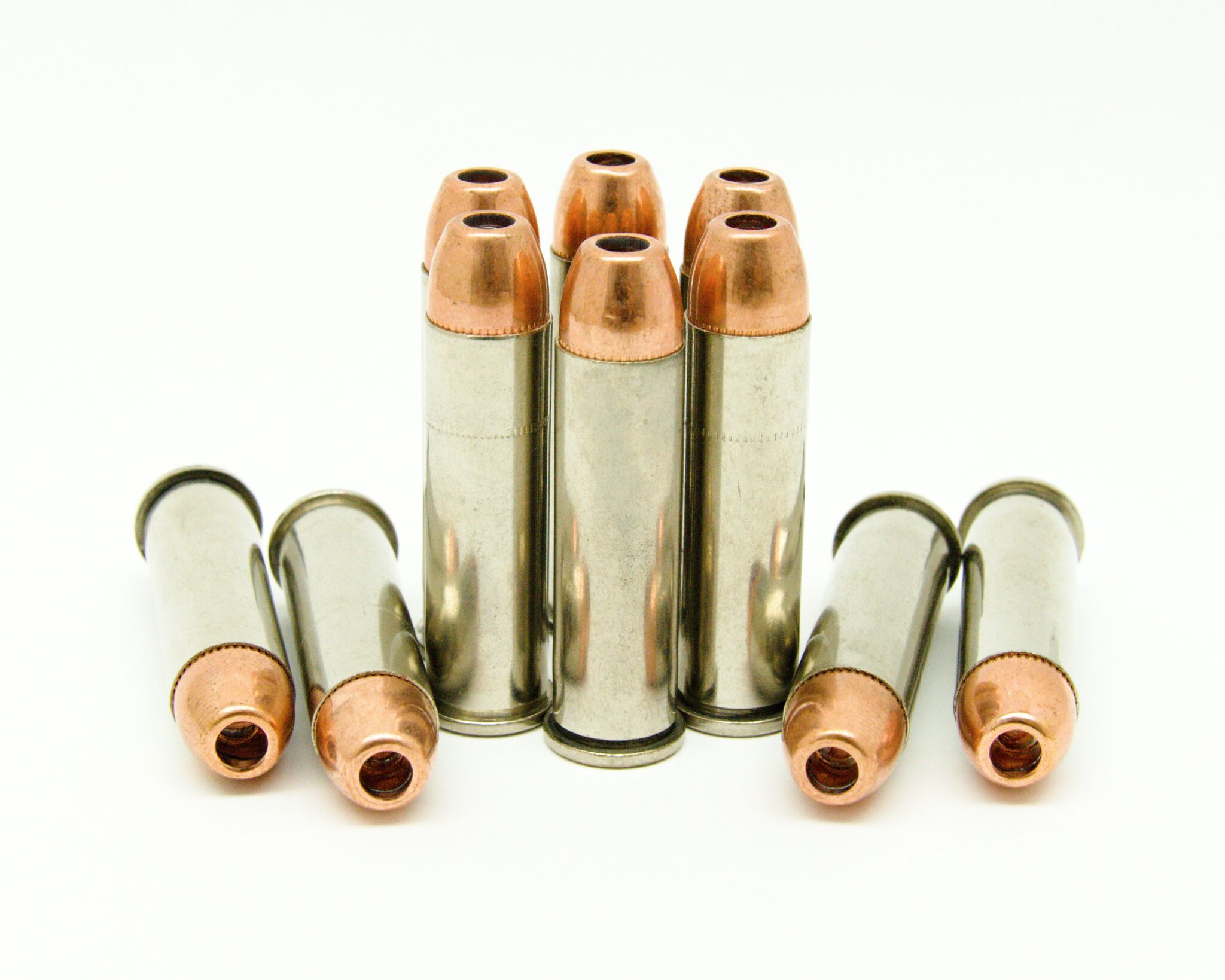 357 Mag Ammunition with 158 Grain Copper Plated Hollow Point Bullets 20 ...