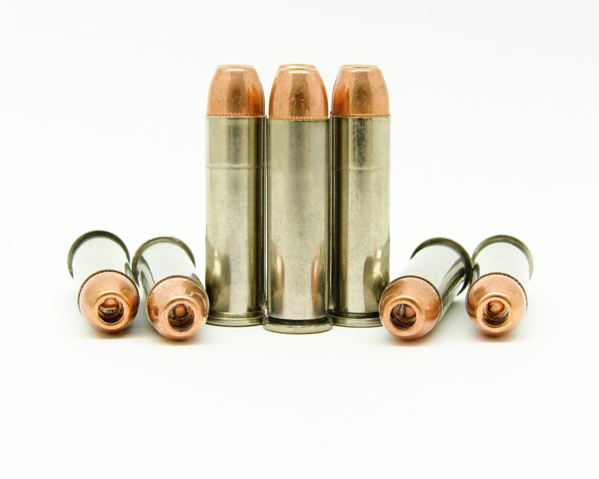 357 Mag Ammunition with 158 Grain Copper Plated Hollow Point Bullets 20 ...