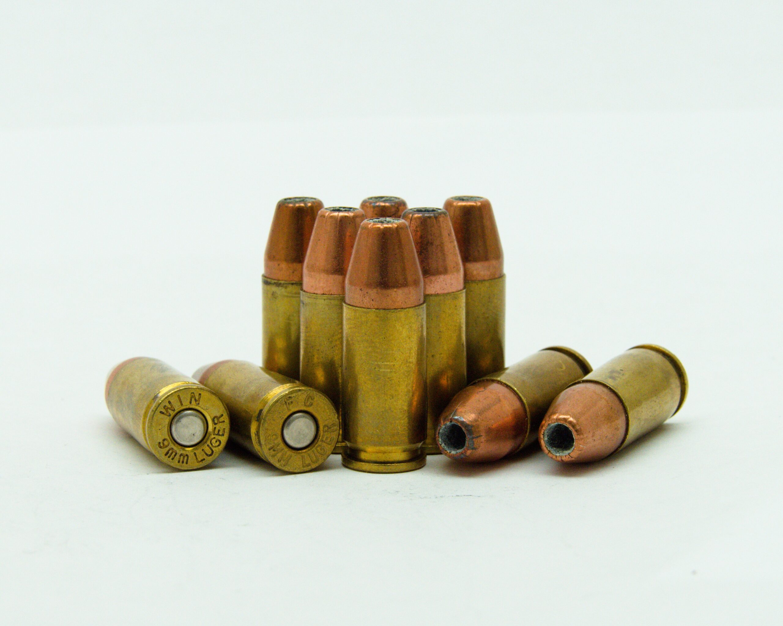 9MM Luger Ammunition With 115 Grain Hollow Point Personal Defense ...