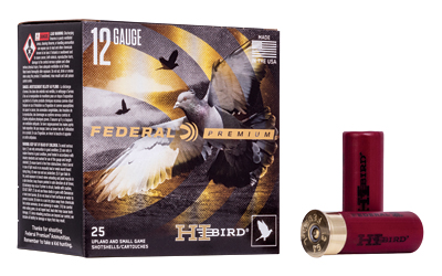 Federal Hi-Bird  12 Gauge  2.75"  #8  3 1/4 Dram  1 1/8 oz  Shot  25 Round Box HVF128