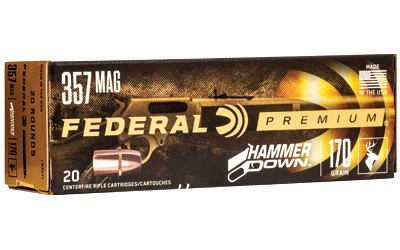 Federal Premium  HammerDown  357 Magnum  170 Grain  Soft Point  20 Round Box  Designed for Lever Action Rifles LG3571