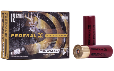 Federal Premium  Vital Shok  12 Gauge 3"  TruBall Slug  Hollow Point  1oz  5 Round Box PB131RS