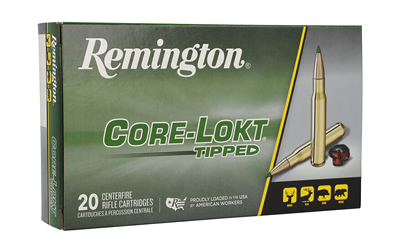 Remington CORE-LOKT  TIPPED  30-06 Springfield  165 Grain  Polymer Tip  20 Round Box 29035