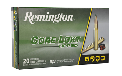 Remington CORE-LOKT  TIPPED  308 Winchester  150 Grain  Polymer Tip  20 Round Box 29039