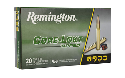 Remington CORE-LOKT  TIPPED  300 Winchester Magnum  180 Grain  Polymer Tip  20 Round Box R29038