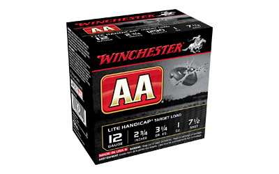 Winchester Ammunition AA Lite Handicap  12 Gauge 2.75"  #7.5  Shotshell  25 Round Box AAHLA127