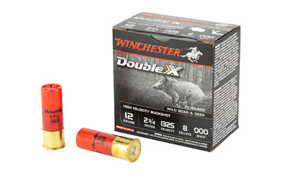 Winchester Ammunition DOUBLE X 12 Gauge 2.75″ 000 Buck Buckshot 8 ...