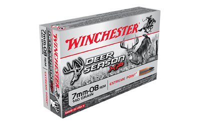 Winchester Ammunition Deer Season XP  7MM-08  140 Grain  Extreme Point Polymer Tip  20 Round Box X708DS